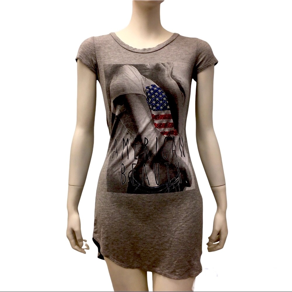 American Beauty Long T Shirt by A'gaci S